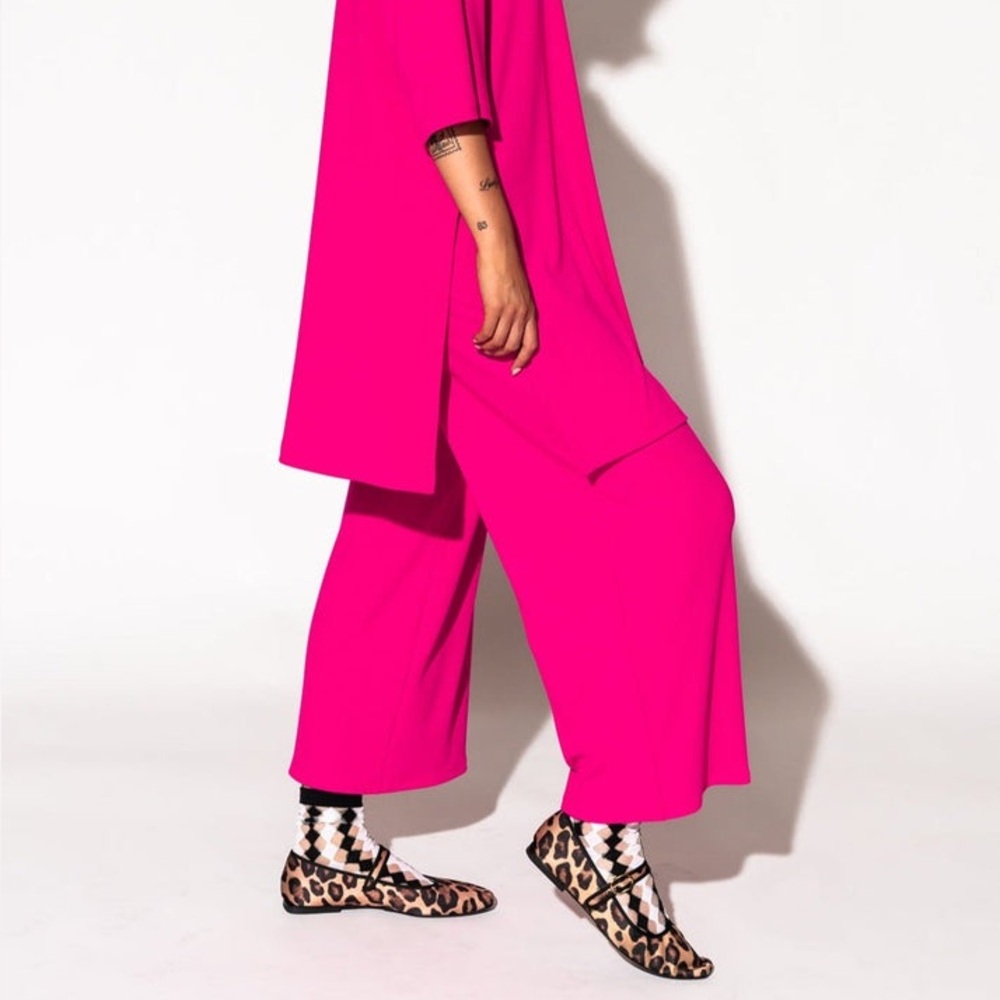 Dressed in LALA Pink Pantsuit - Picture 2 of 9